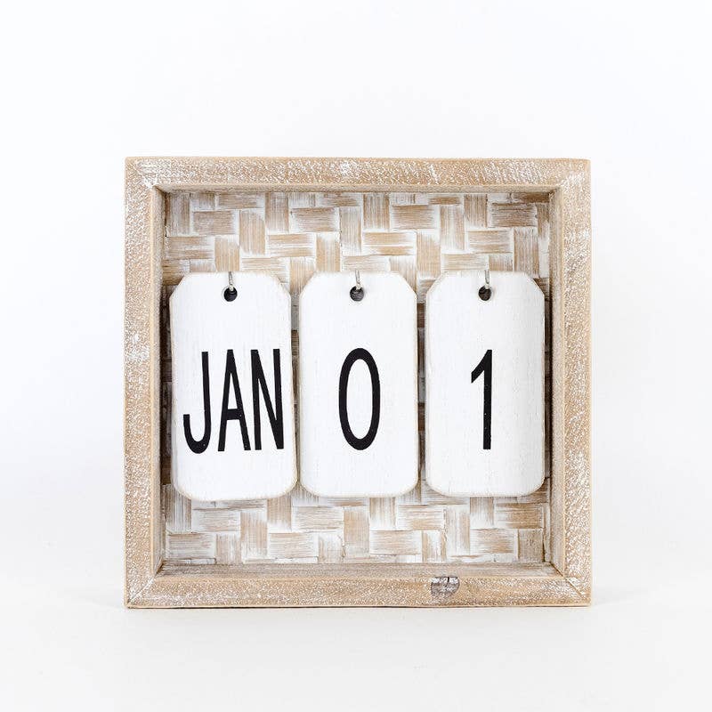 Bamboo Wooden Calender