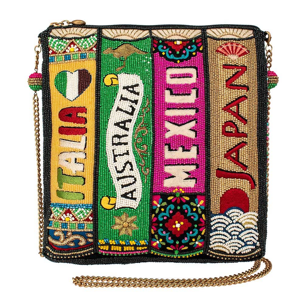 Well Traveled Crossbody Clutch