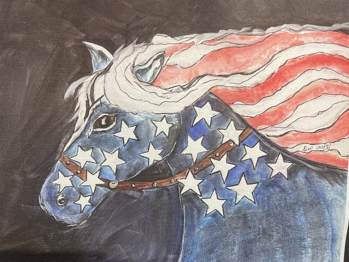 "MUSTANG SPIRIT" ART PRINT