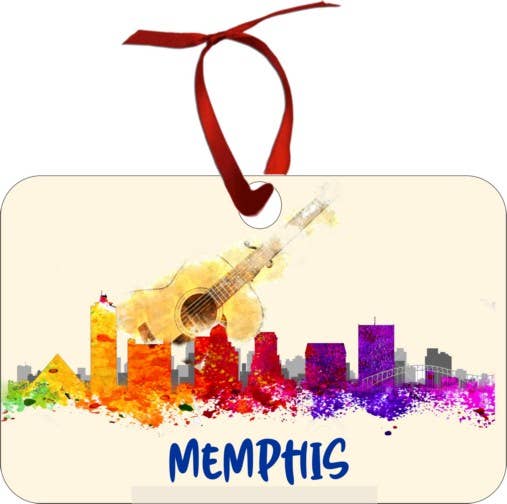 City of Memphis Christmas Holiday Ornament