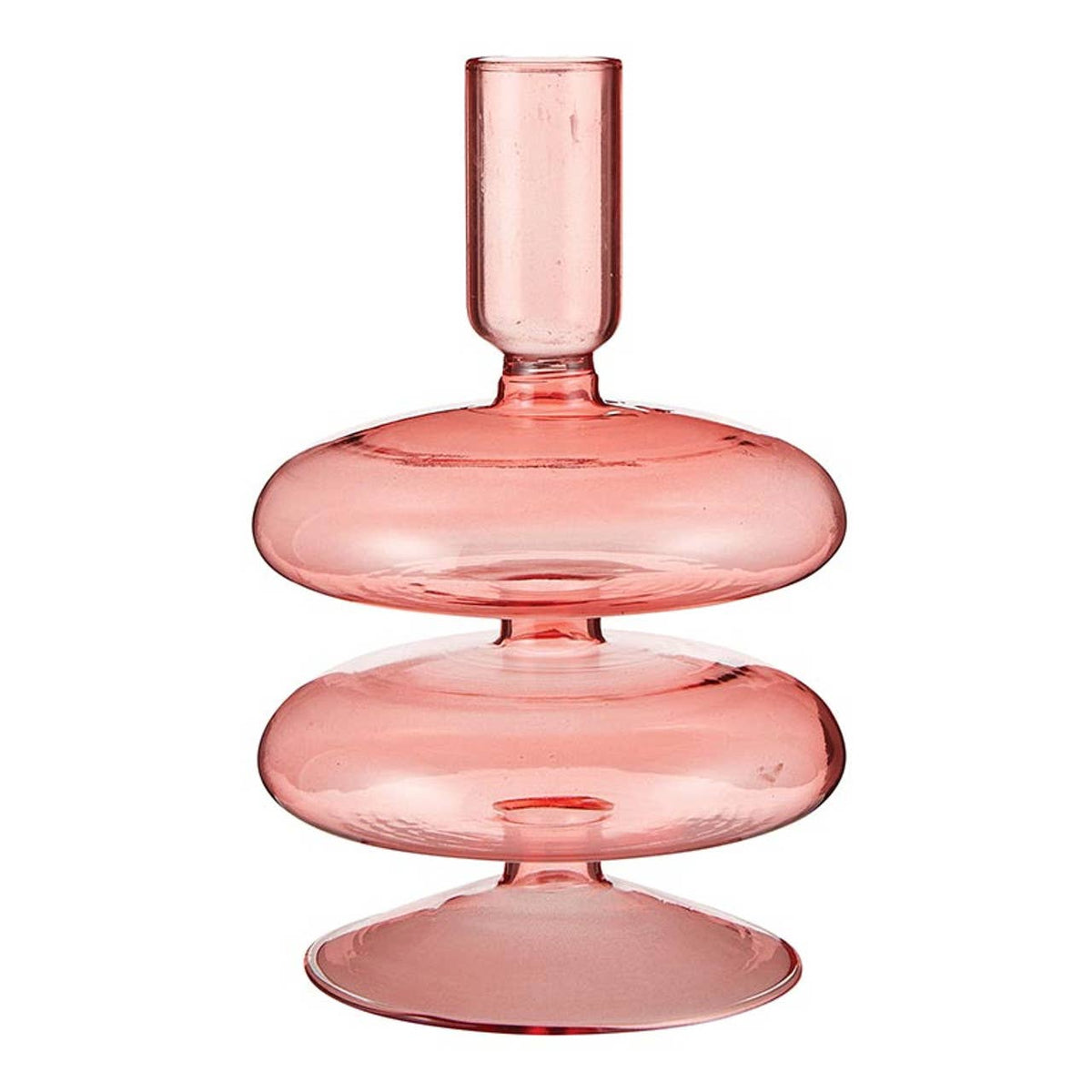 Pink Bubble Candleholder