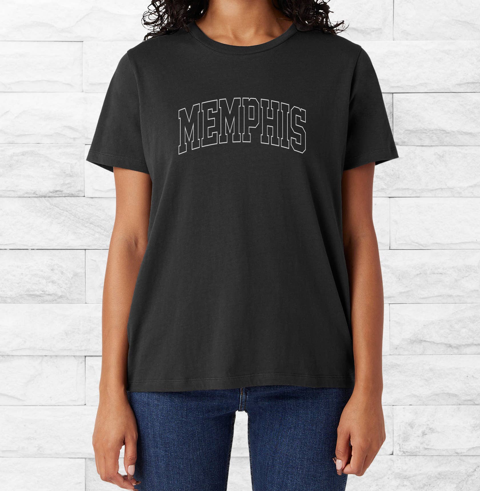 MEMPHIS Collegiate Lady Vintage Washed Tee