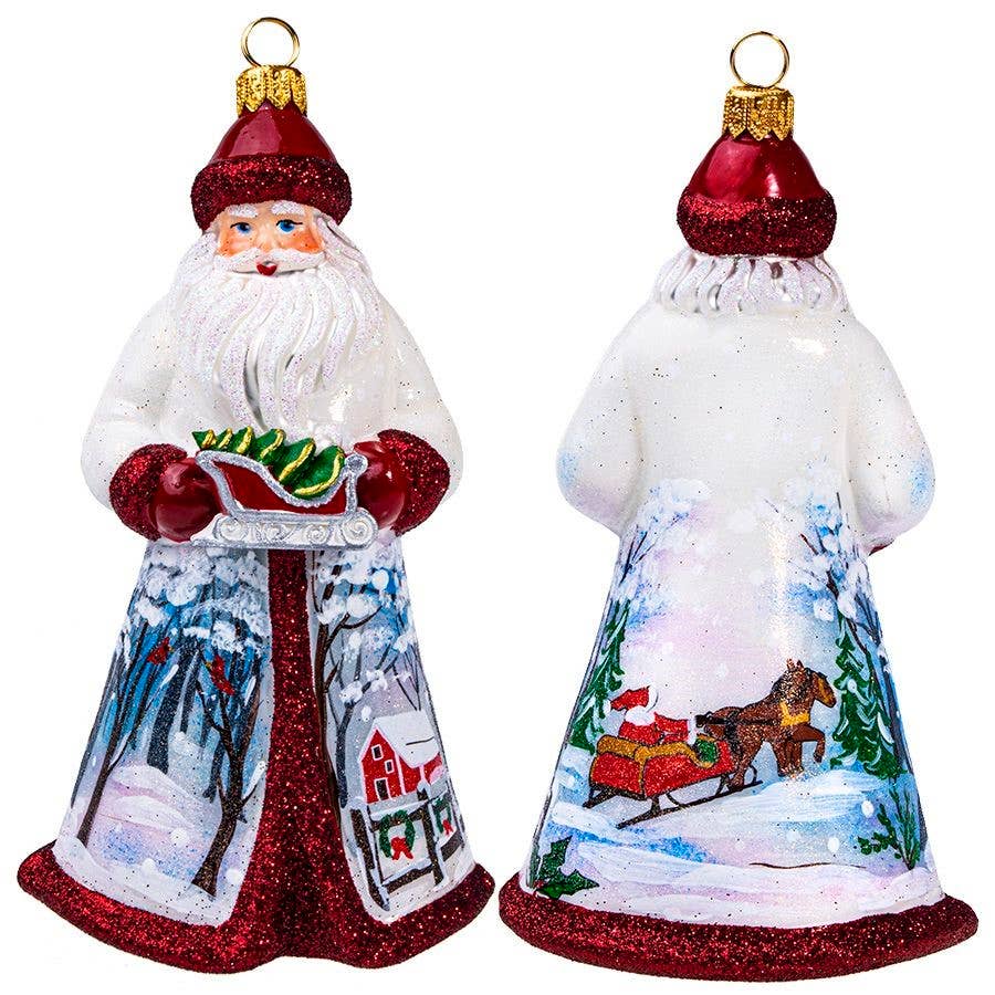 Vintage Sleighride Santa