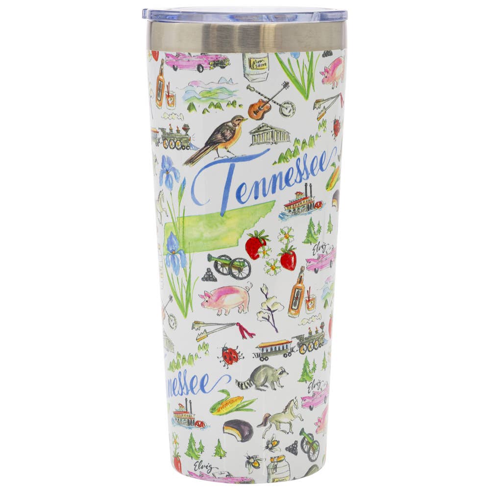 22 oz. Stainless Steel Tumbler TN Tennessee State Collection