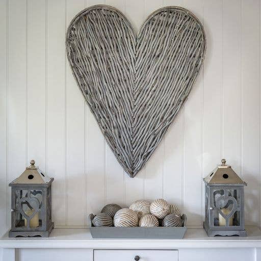 Wicker Heart GREY