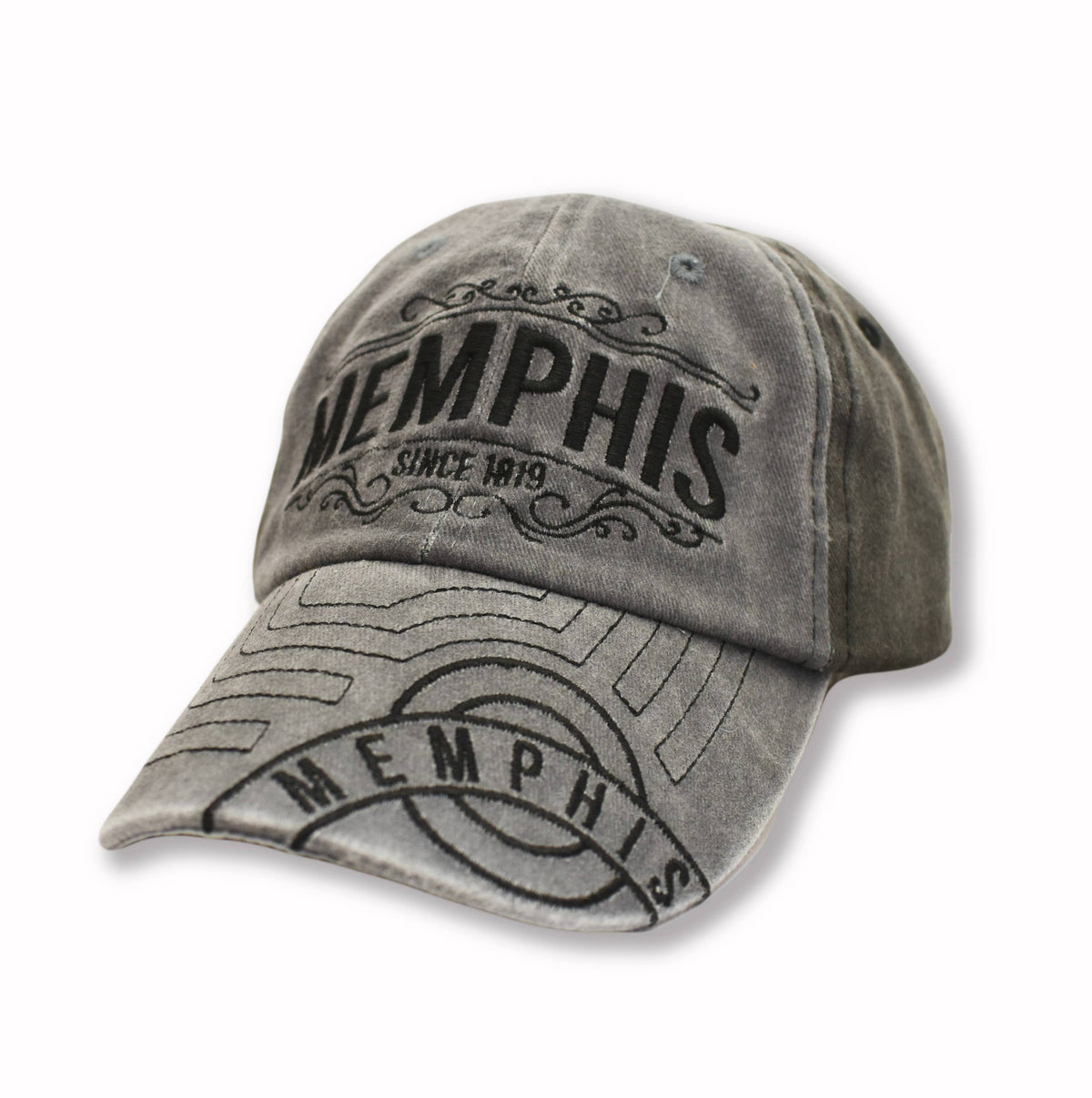 Memphis Hat - Gray And Black Since 1819