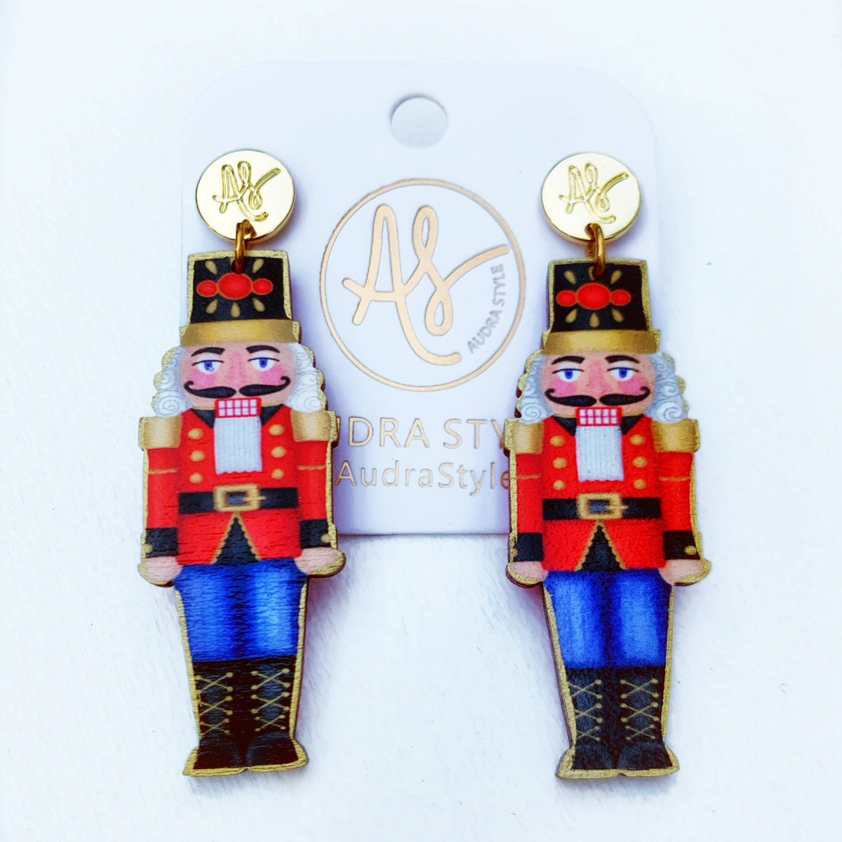 Christmas Nutcracker Dangle Earrings