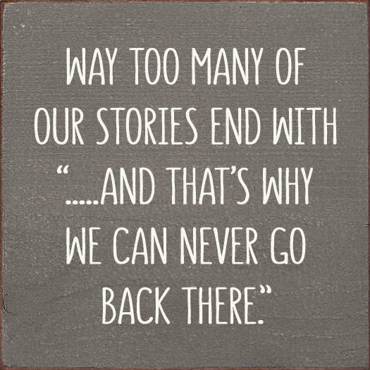 Way Too Many Of Our Stories End With "…And That's Why We Can: Old Anchor Gray