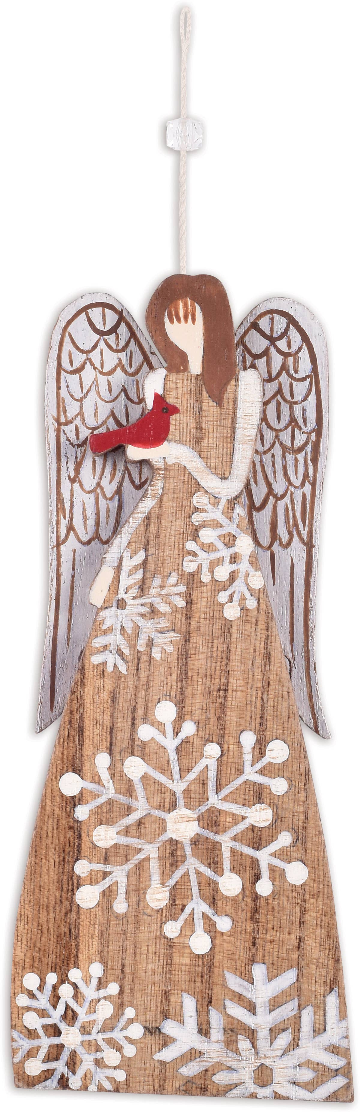 Wood Angel Ornament