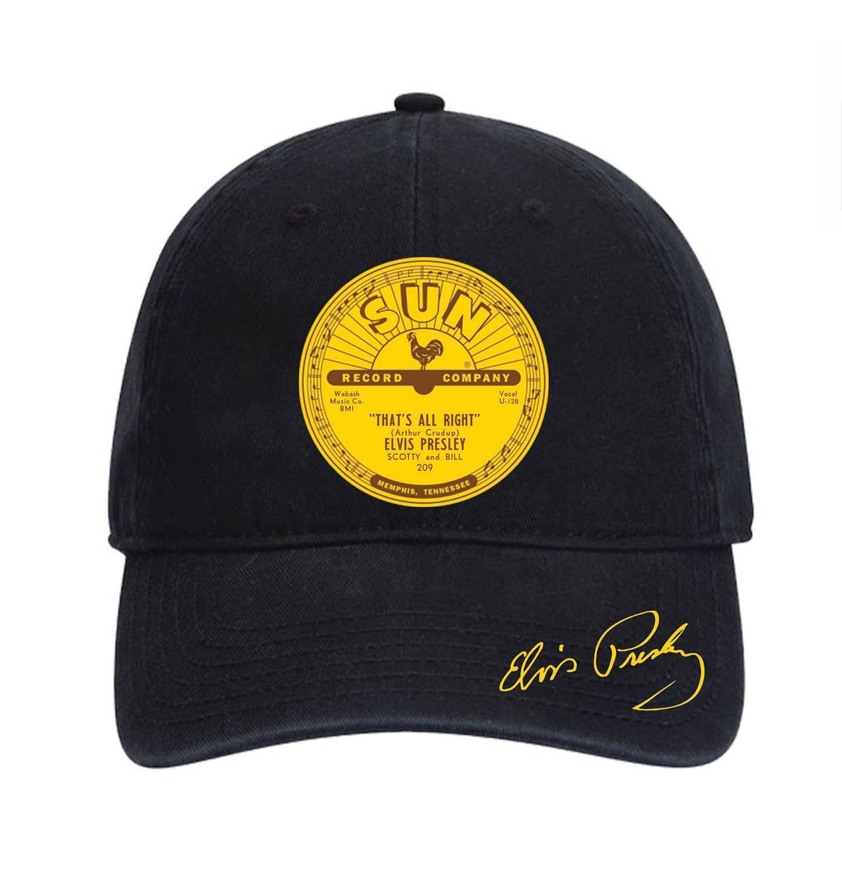Sun Record Cap/Hat - Elvis Presley