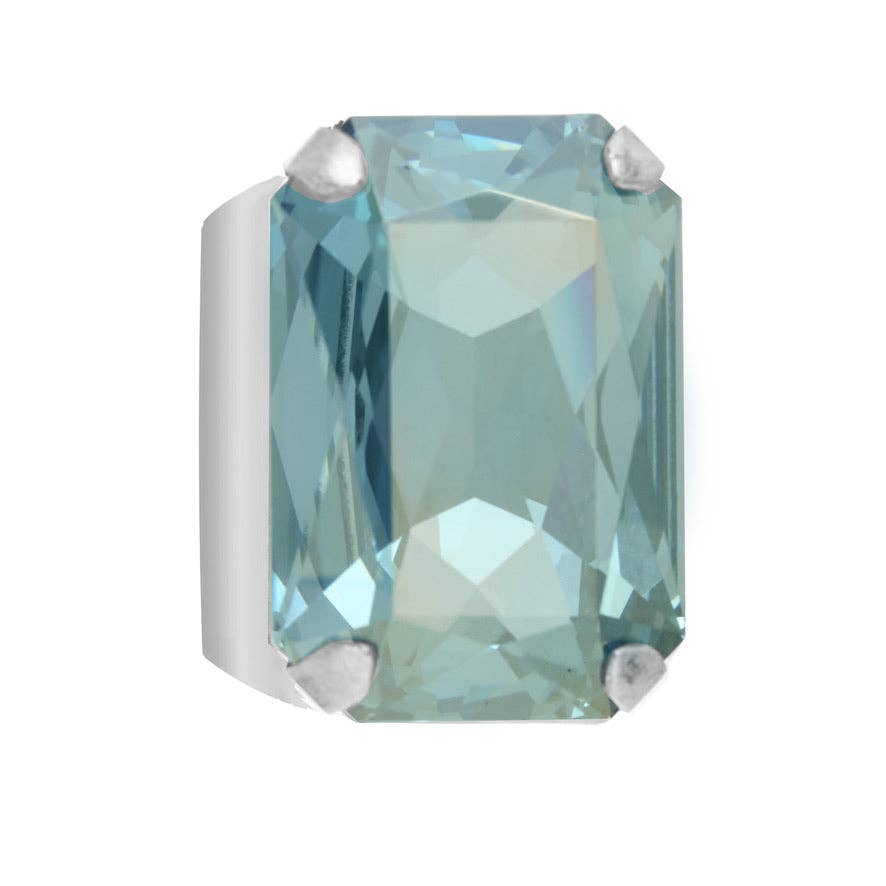 Mini Soleil Ring: Aqua Champagne
