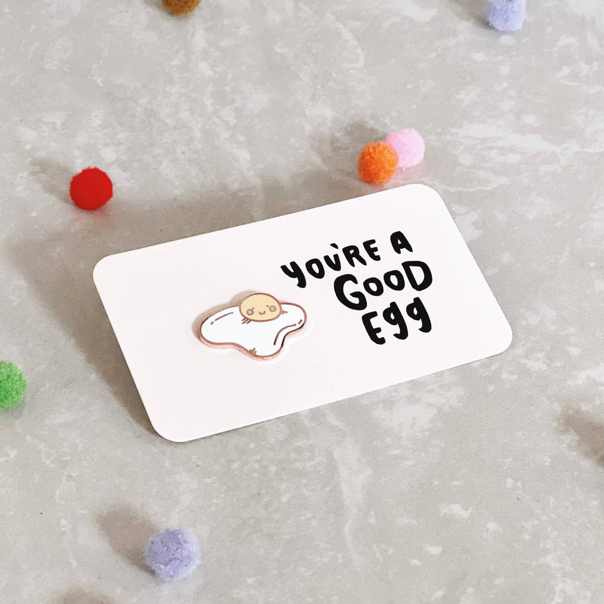Good Egg Enamel Pin