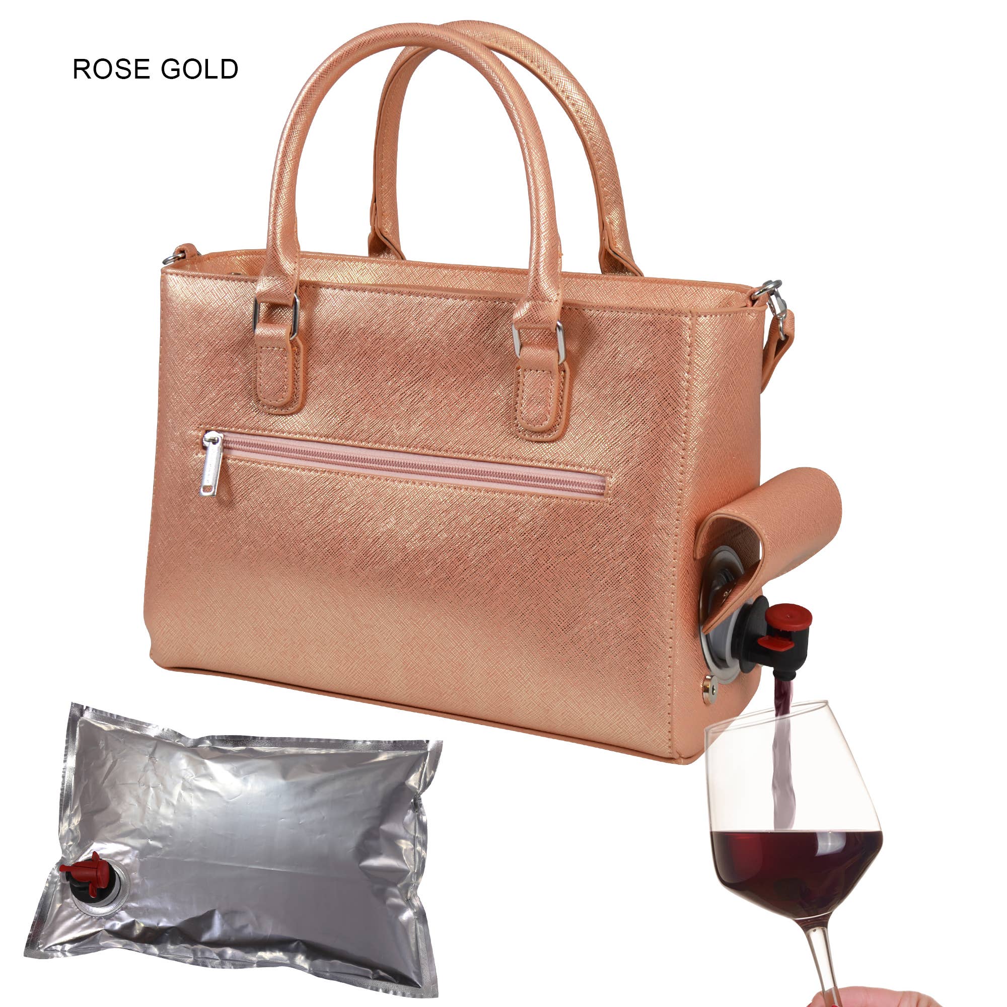 Amazon.com: Wild Eye Designs Insulated Wine Bag Trendy Women's Clutch Bag |  Holds 1 Standard Bottle of Wine | Fashionable Lunch Bag Purse | Incl.  Ribbon Wine Stopper: Home & Kitchen