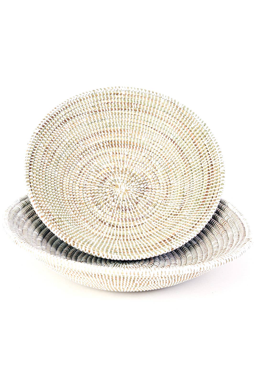 Solid White Grain Basket SMALL