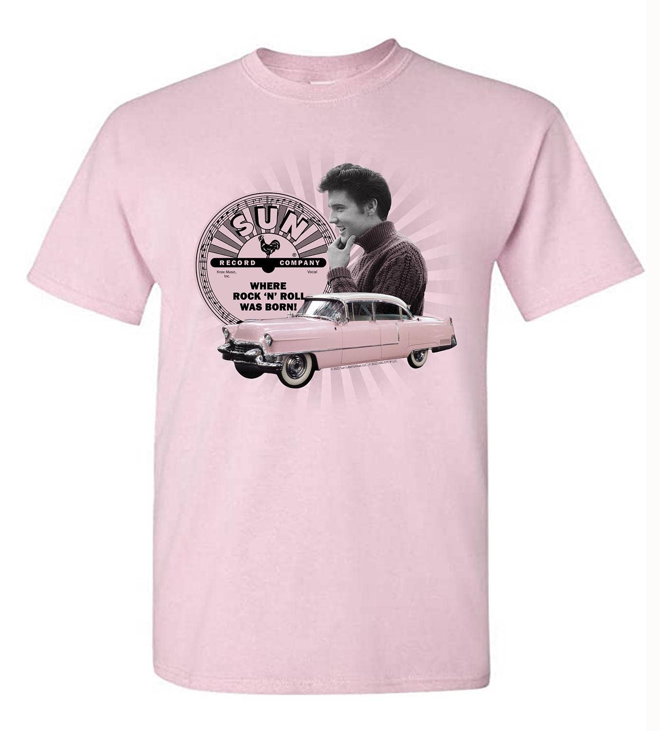 Elvis Sun Records / Pink Cadillac T Shirt