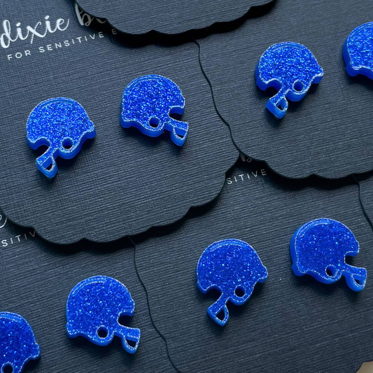 Royal Blue Football Helmets