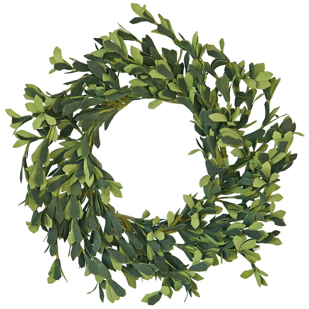 6" Dark Boxwood Wreath