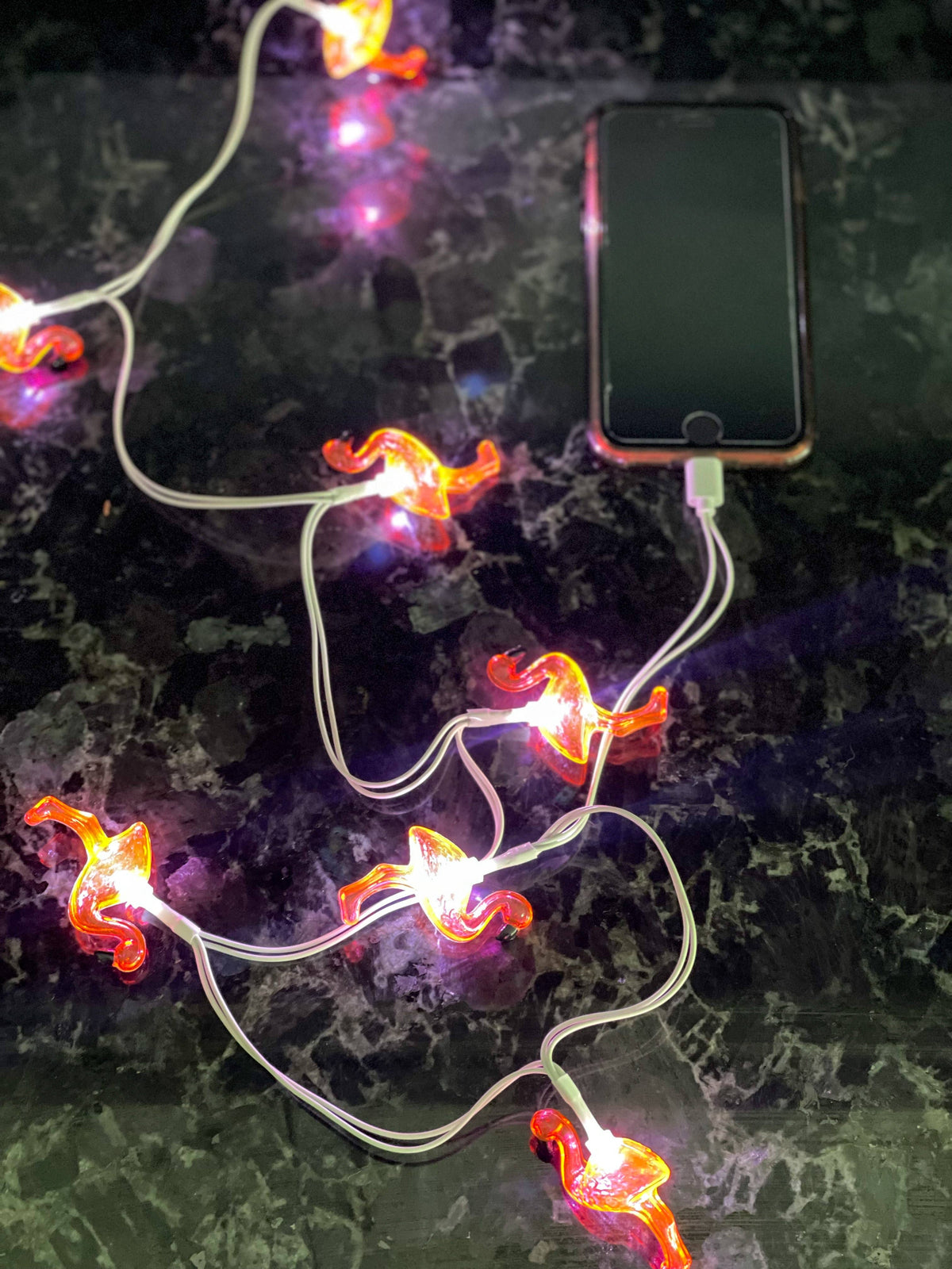 LED Flamingo Phone Charger