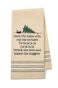 DECK THE HALLS DISHTOWEL