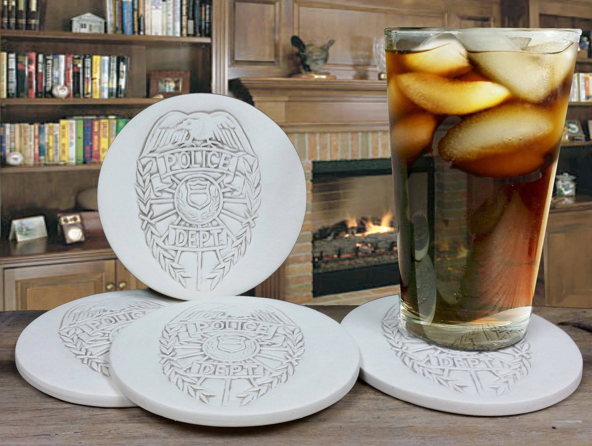 Police Dept Drink Coasters