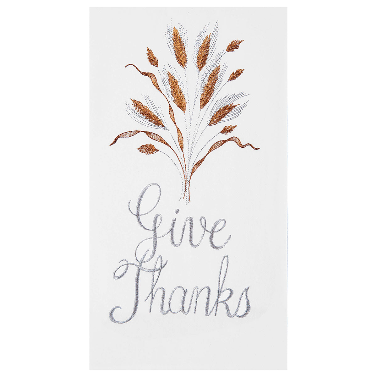 Fall/Harvest Give Thanks Wheat Kitchen Towel