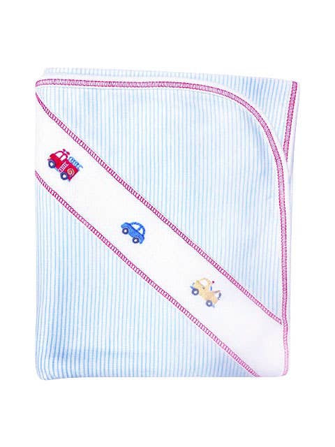 Traffic Baby Boy Blanket Pima Cotton