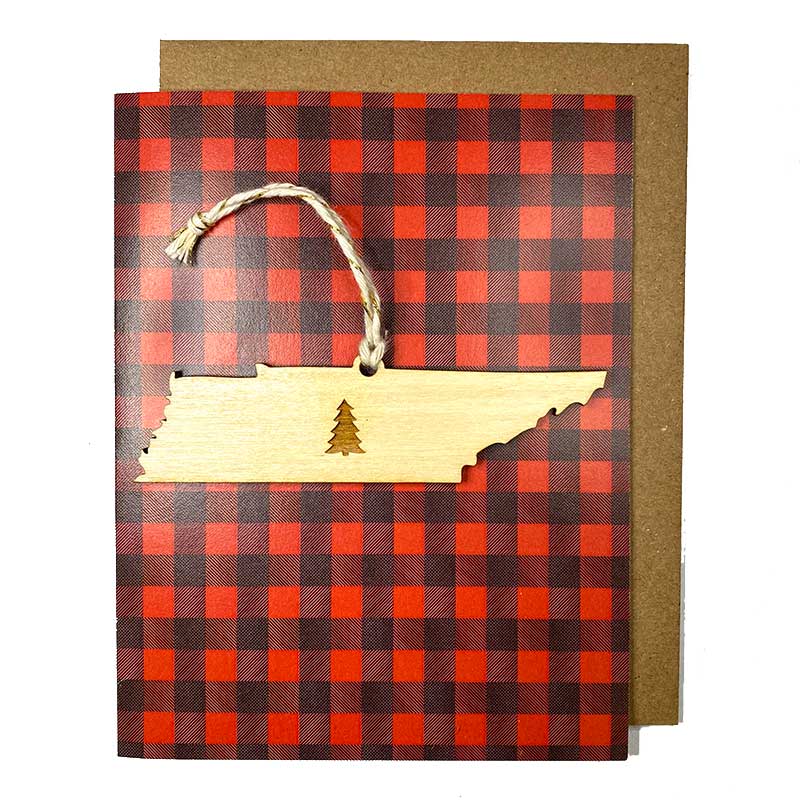 Tennessee Tree Ornament w/Card