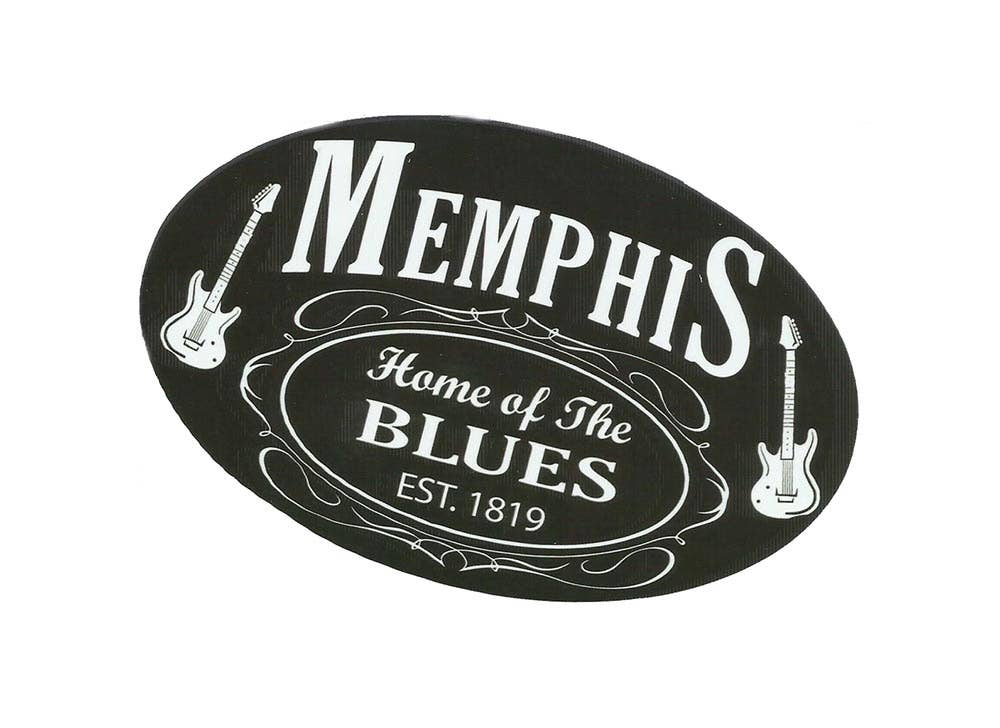 Memphis Sticker Black &amp; White Est.