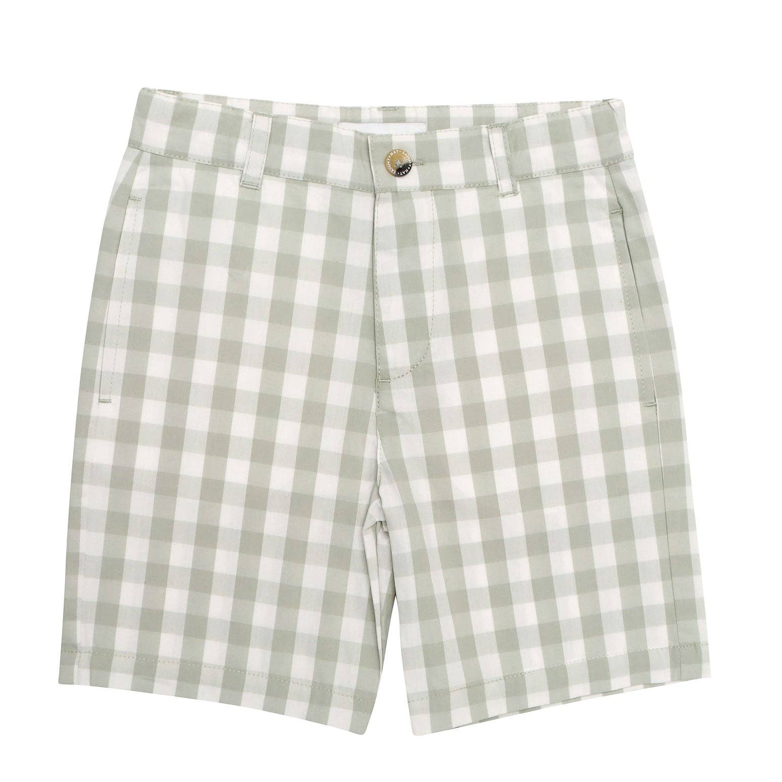 KIDS  Alexander Shorts in Desert Sage Gingham