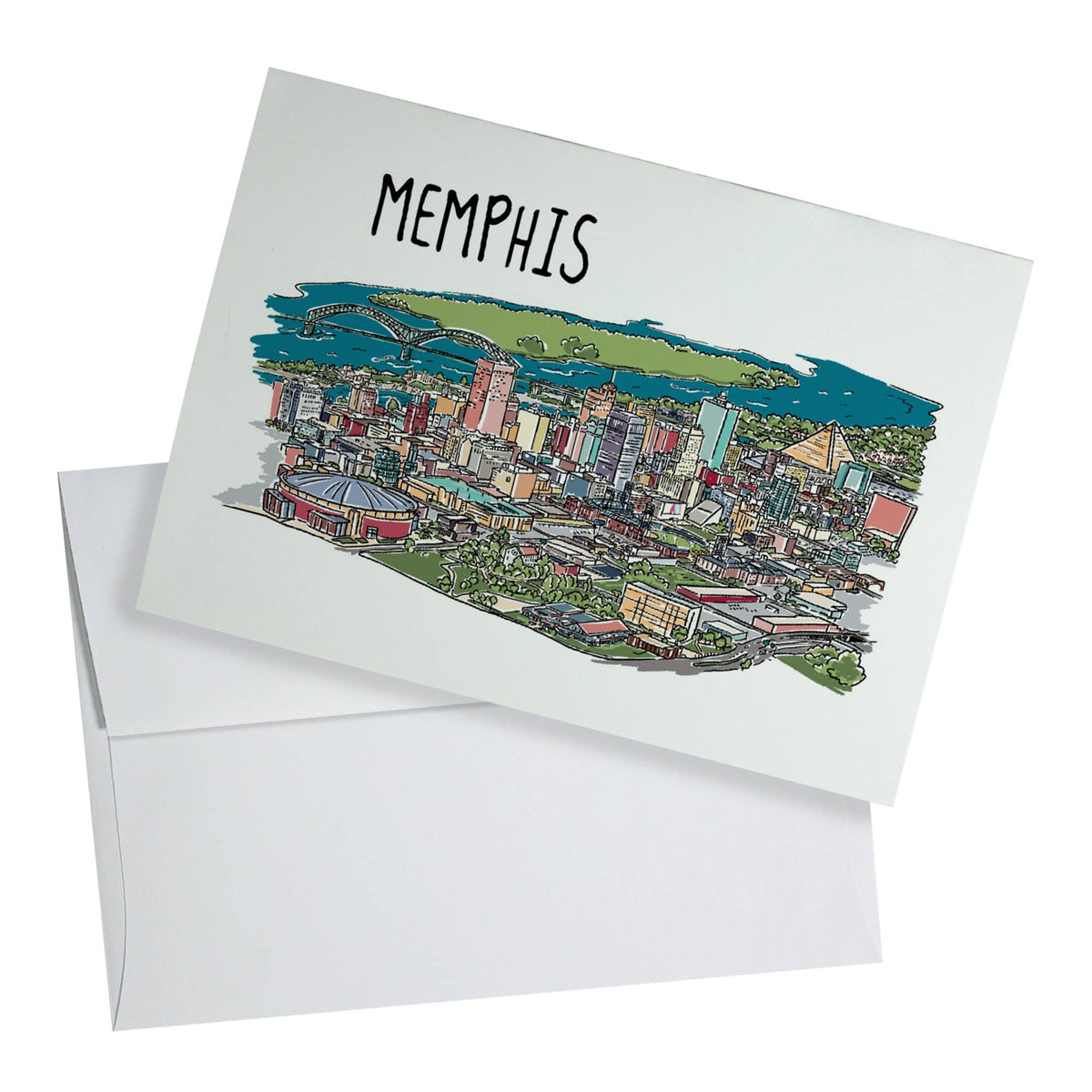 Notecard City of Memphis