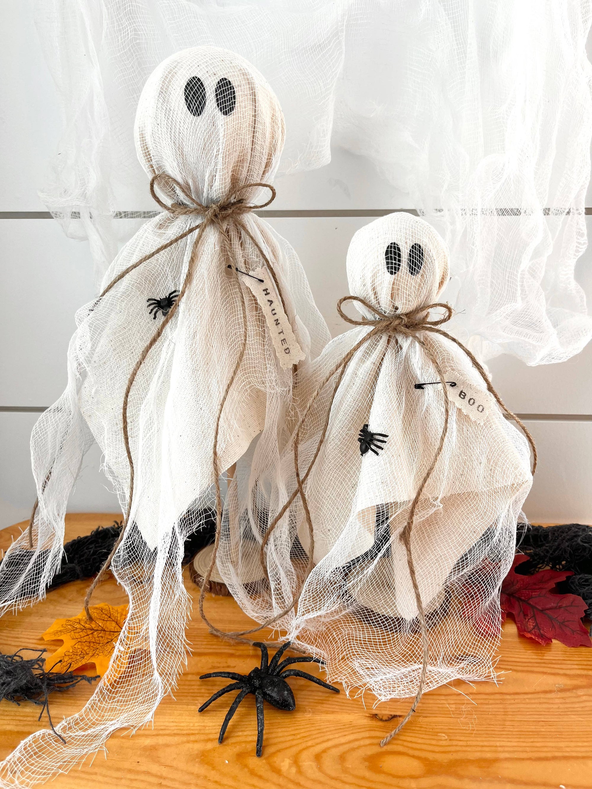 Rustic Primitive Halloween Ghost Home Decor-3 Sizes