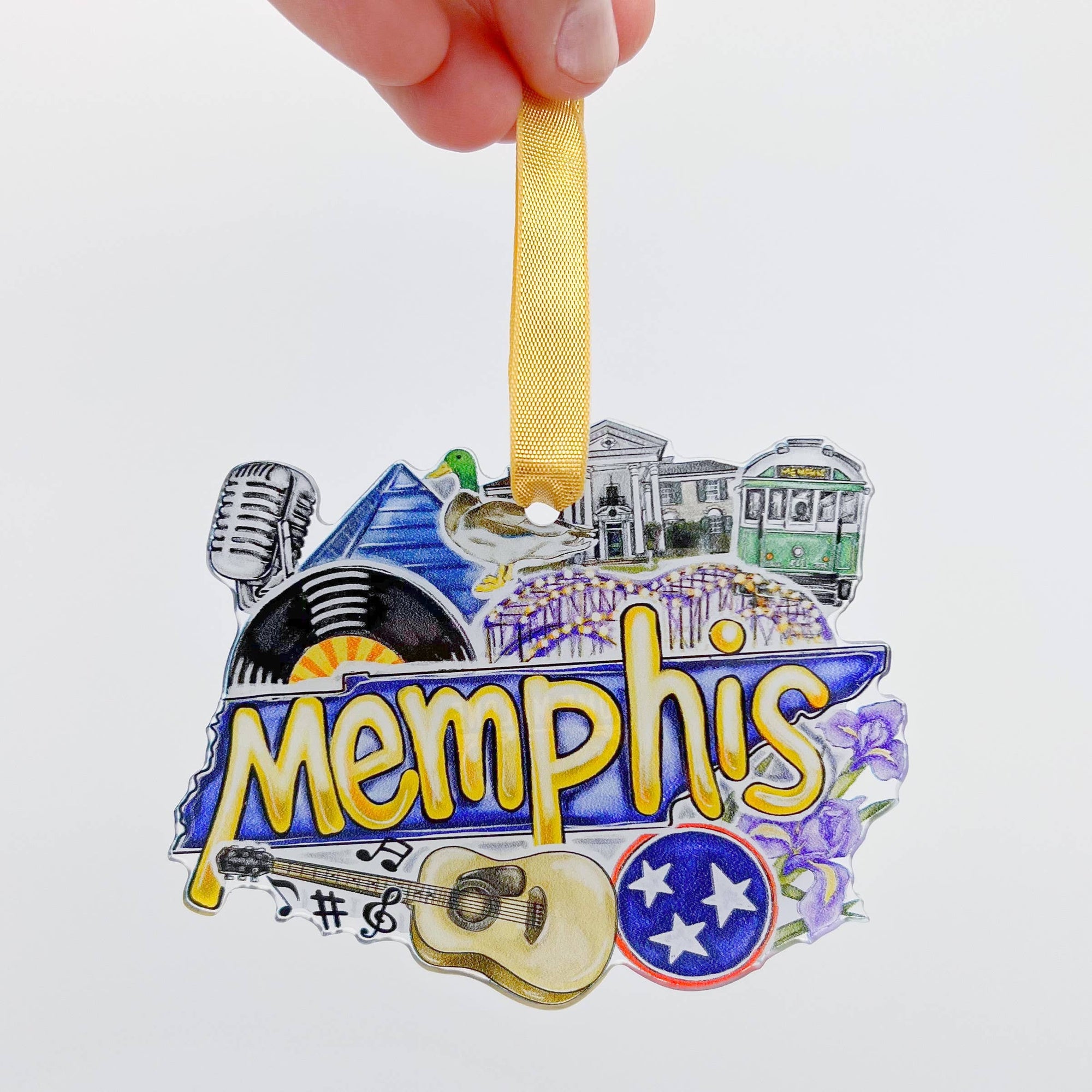 Memphis Ornament