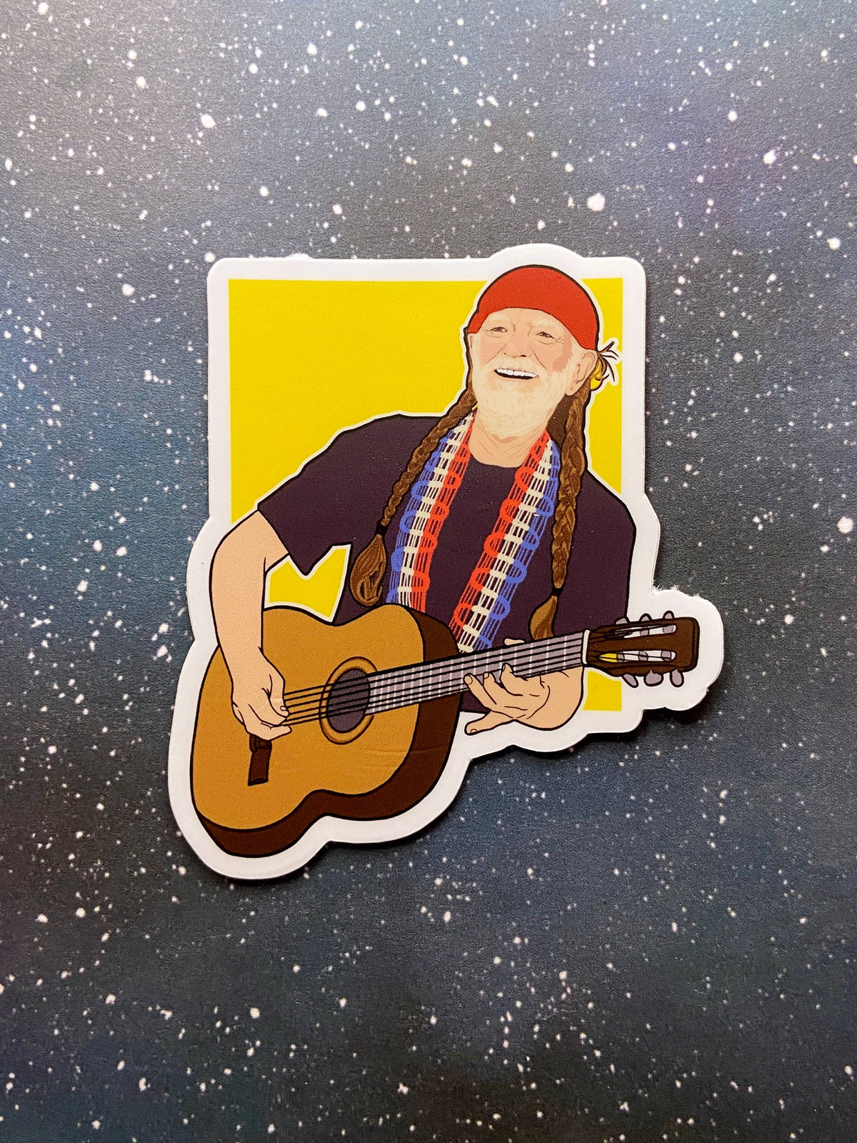 Willie Nelson Sticker