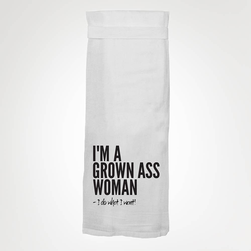 I'm A Grown Ass Woman KITCHEN TOWEL