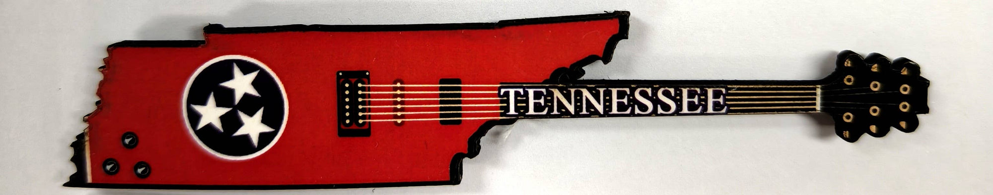 Tennessee Magnet-State Flag Guitar
