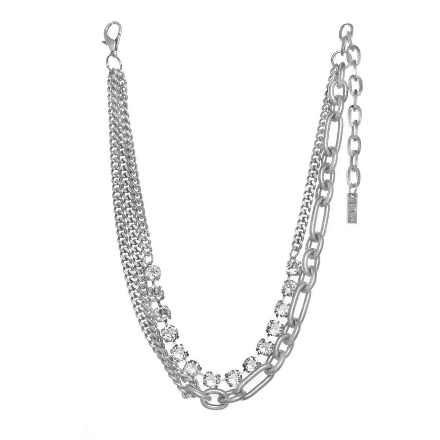 Cricket Necklace: Antique Silver