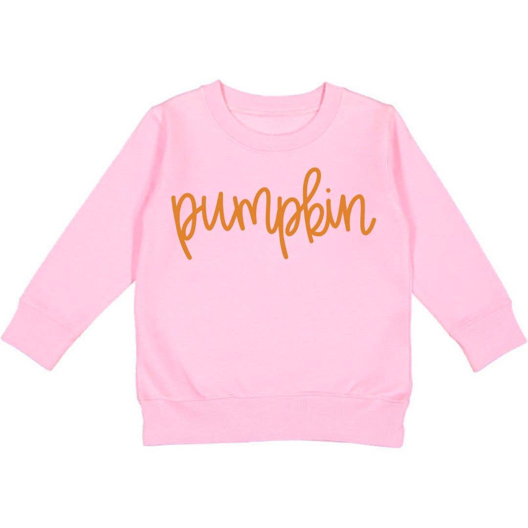 Pumpkin Sweatshirt - Pink