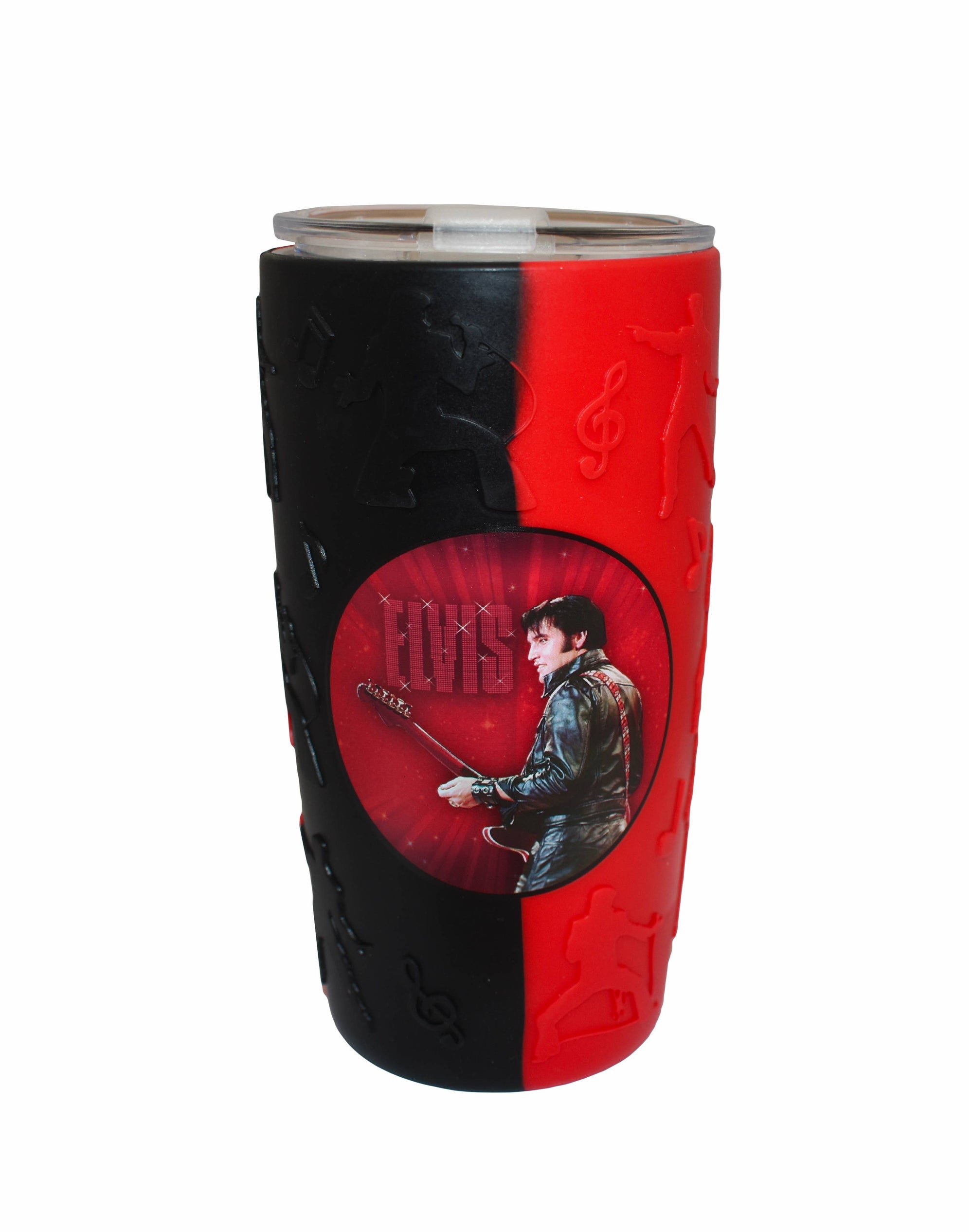 Elvis Stainless Steel Thermos With Silicone Sleeve -'68 Name