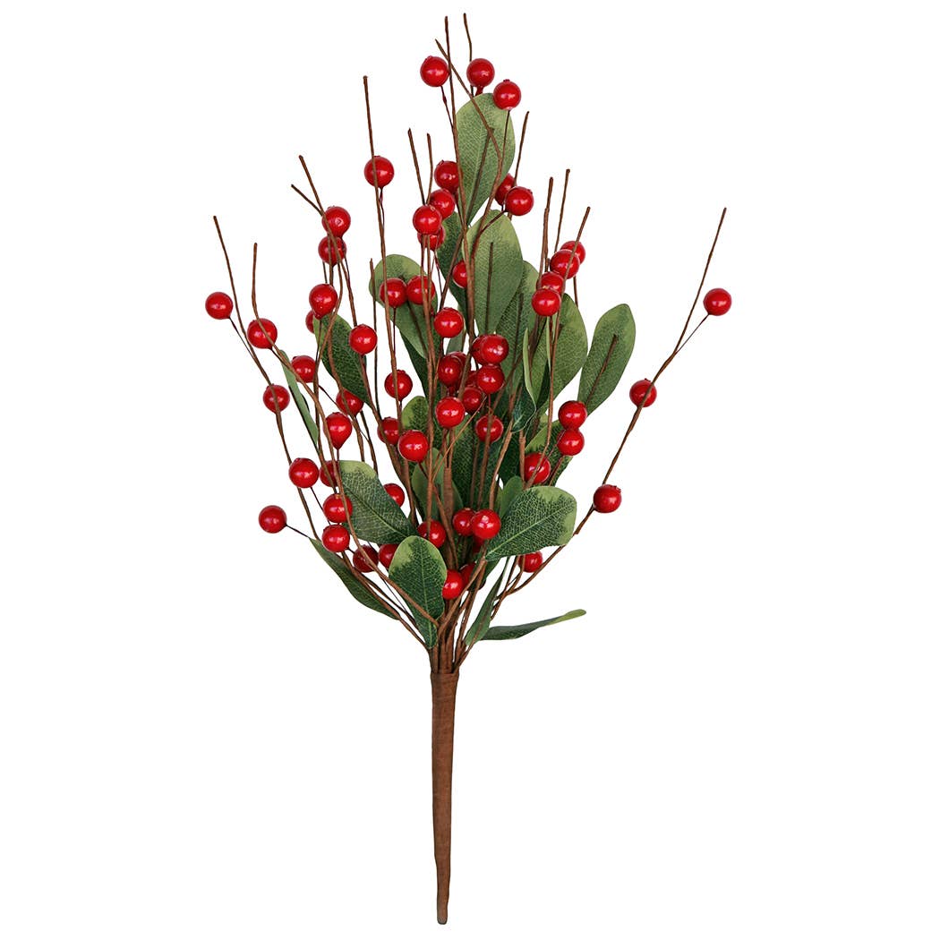 Cranberry Artificial Berry Stems