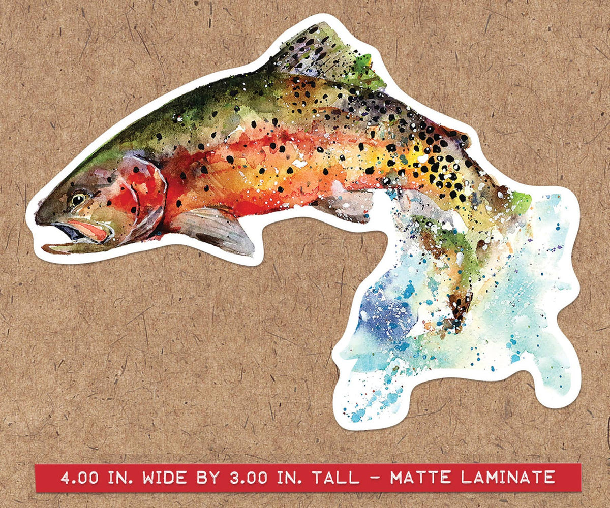 GREENBACK CUTTHROAT STICKER