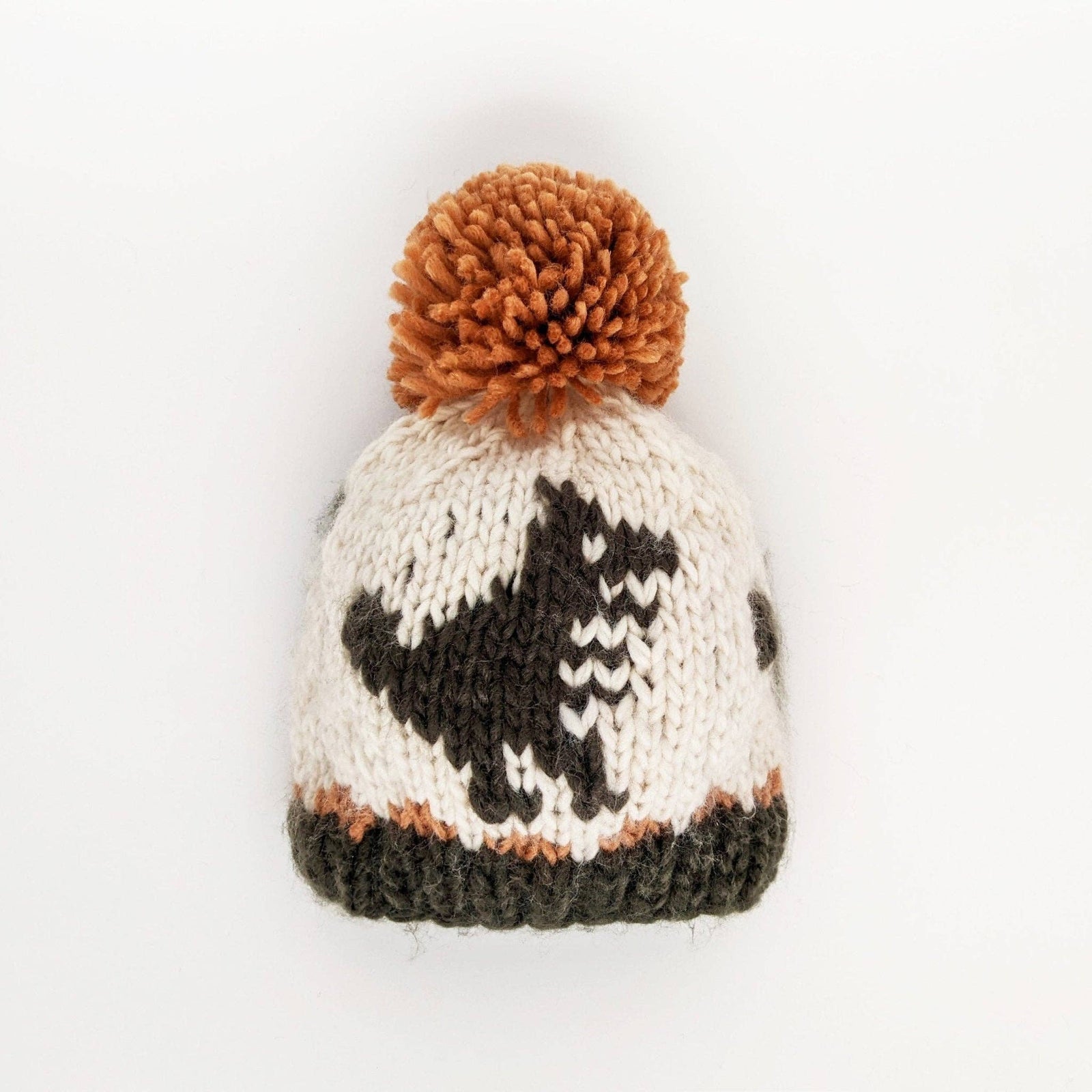 T-rex Loden Knit Beanie Hat: L (2-6 years)