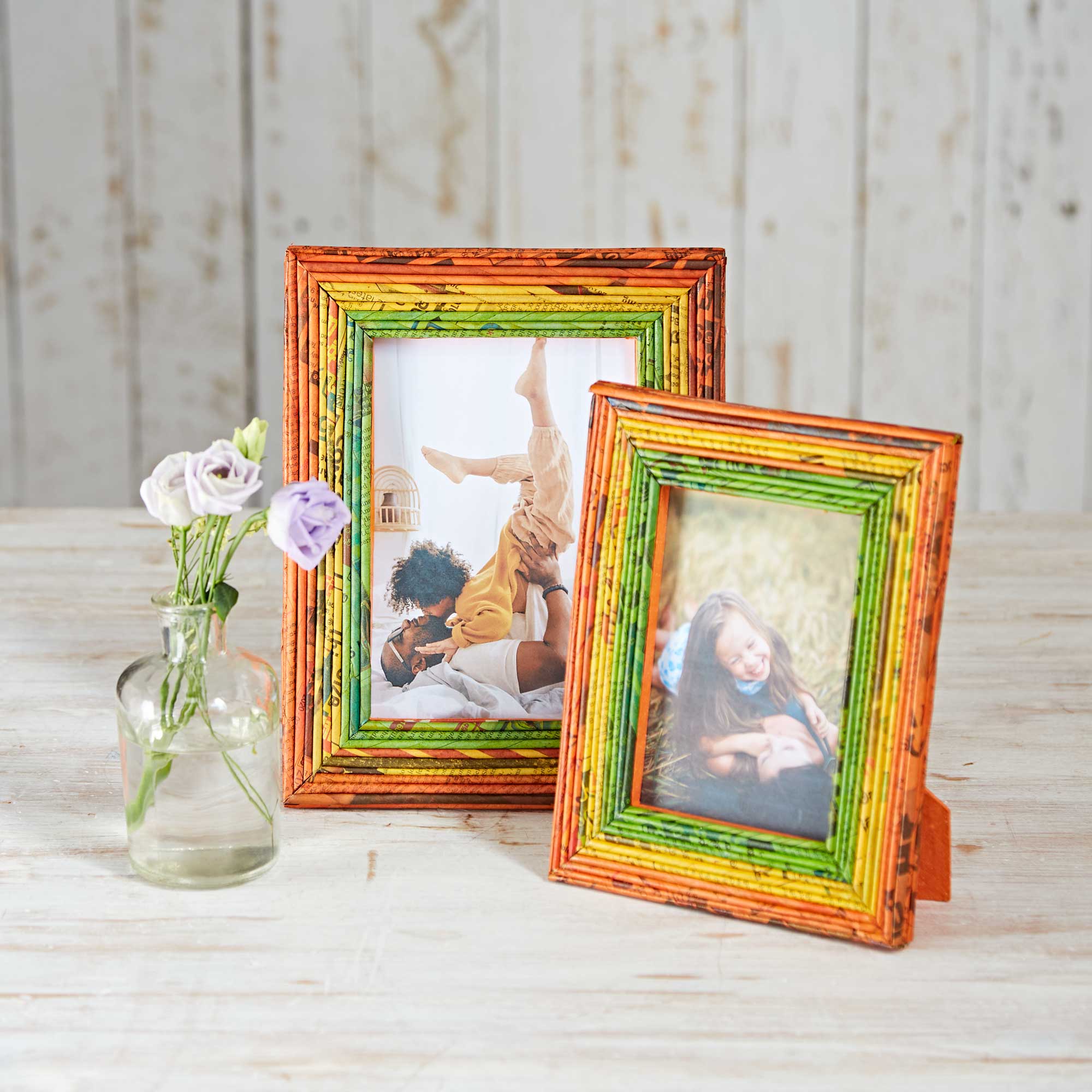 Recycled Newspaper Photo Frame - 4 x 6 Picture Frame - Feelin' Memphis LLC