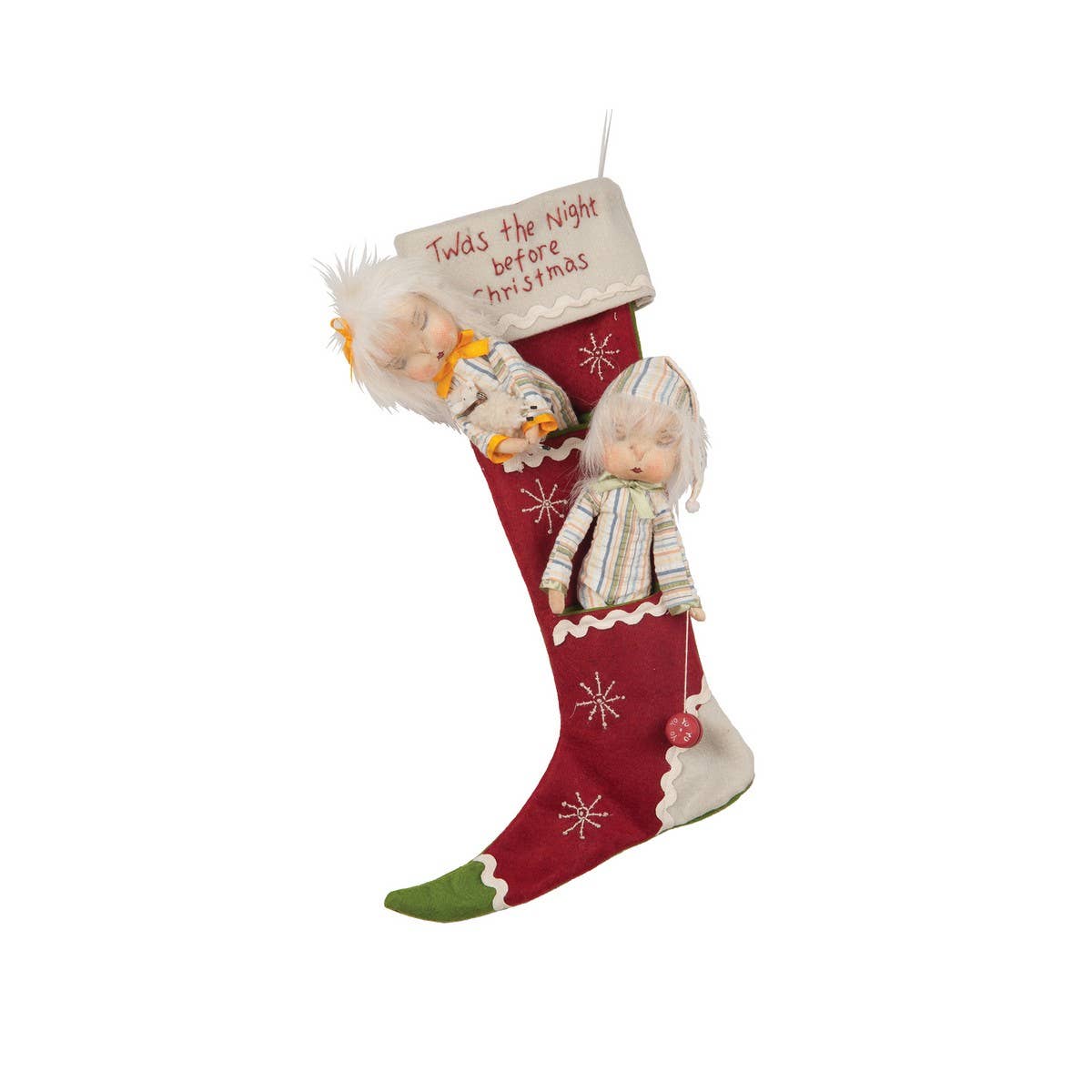 Dilly &amp; Dally Joe Spencer Gathered Traditions Stocking