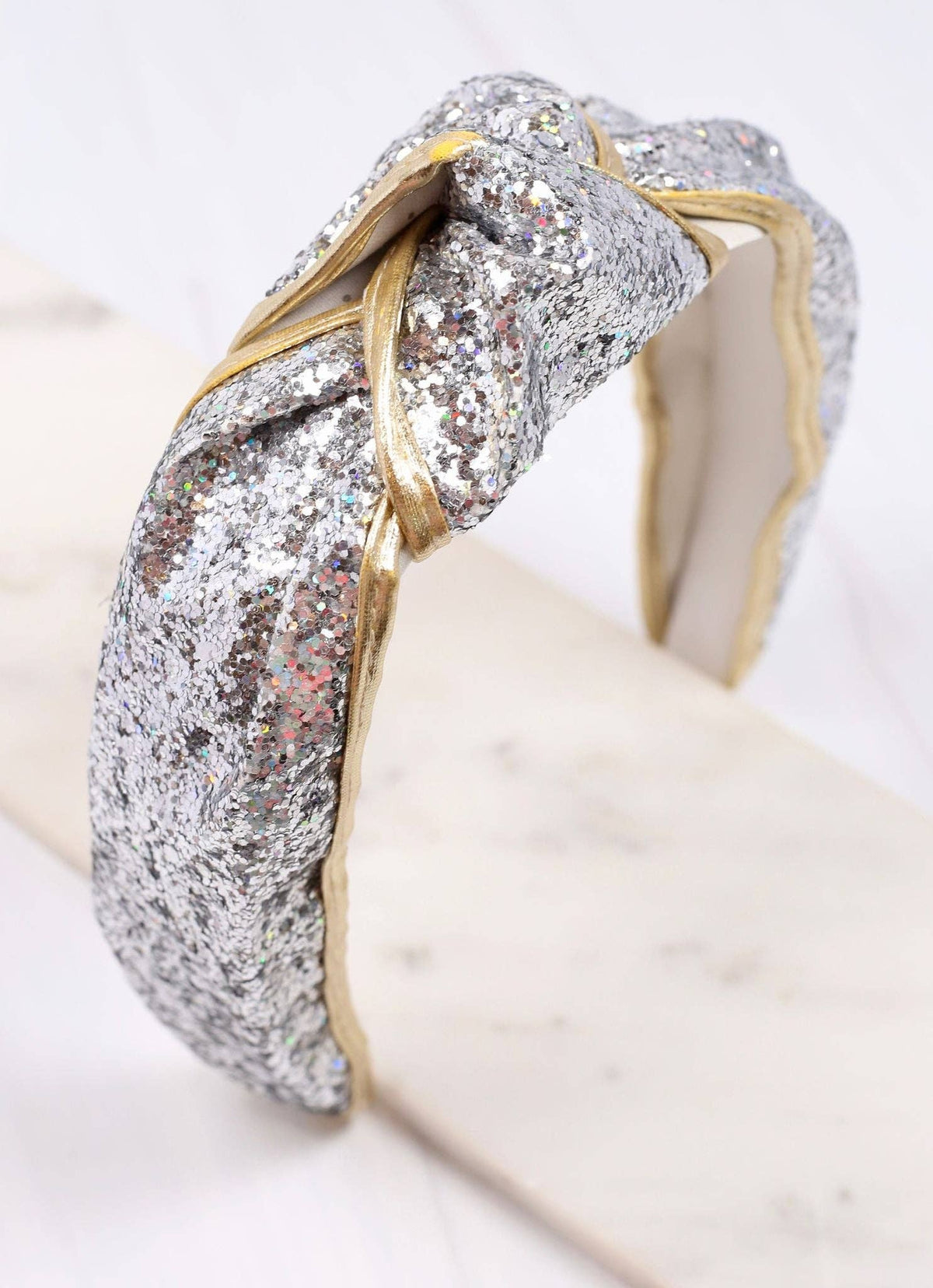 Gina Glitter Headband SILVER
