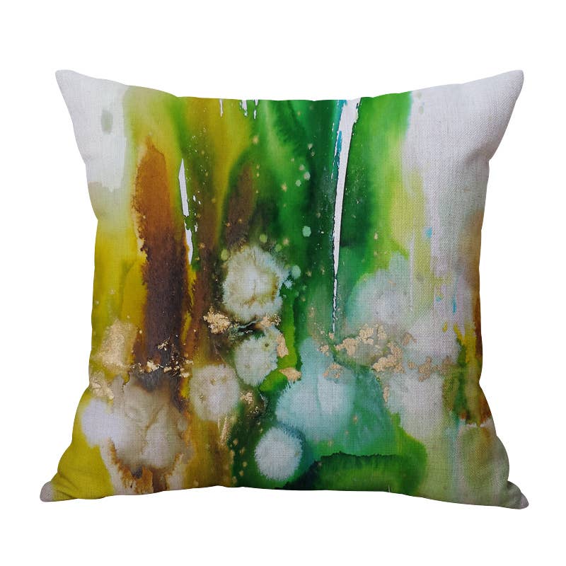 Green Fantasy Decorative/Throw Pillows, Indoor/Outdoor
