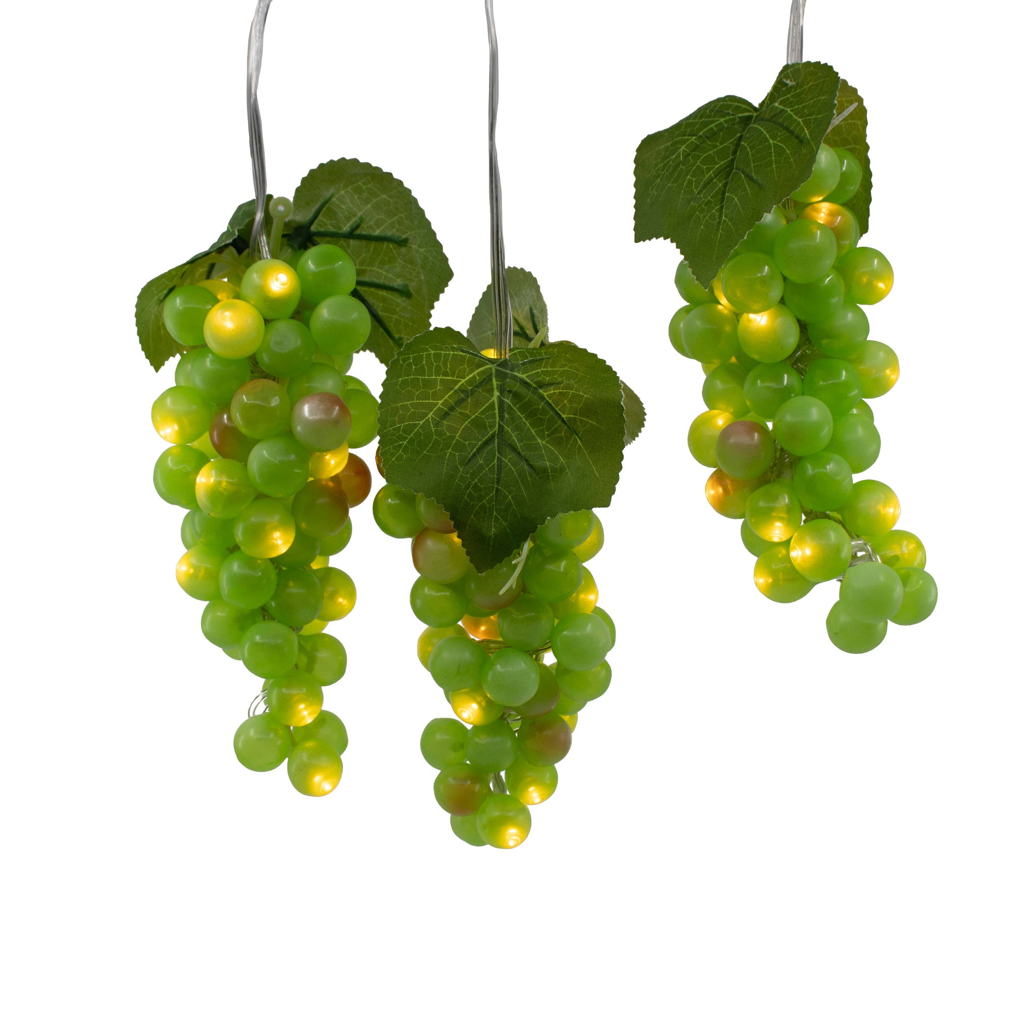 100/L 7.25" GREEN LED GRAPE LIGHT SET