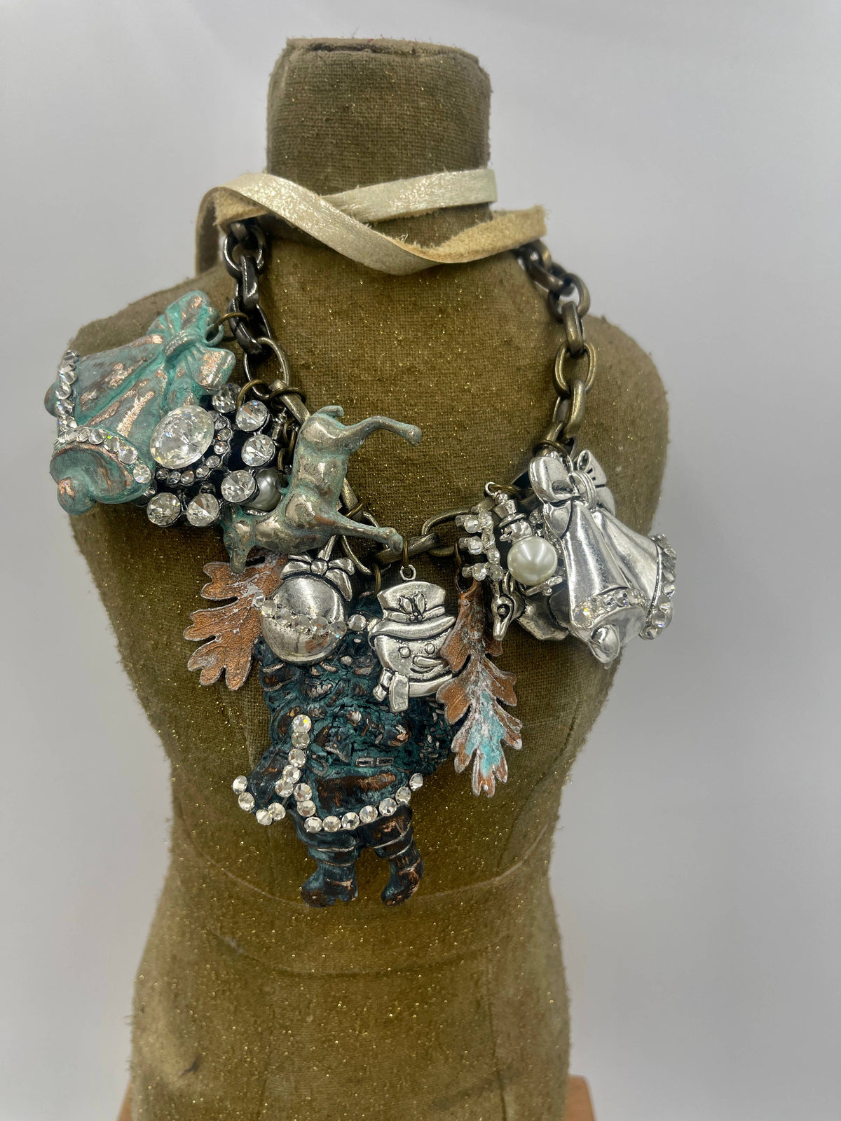 Santa and "All The Things" Necklace