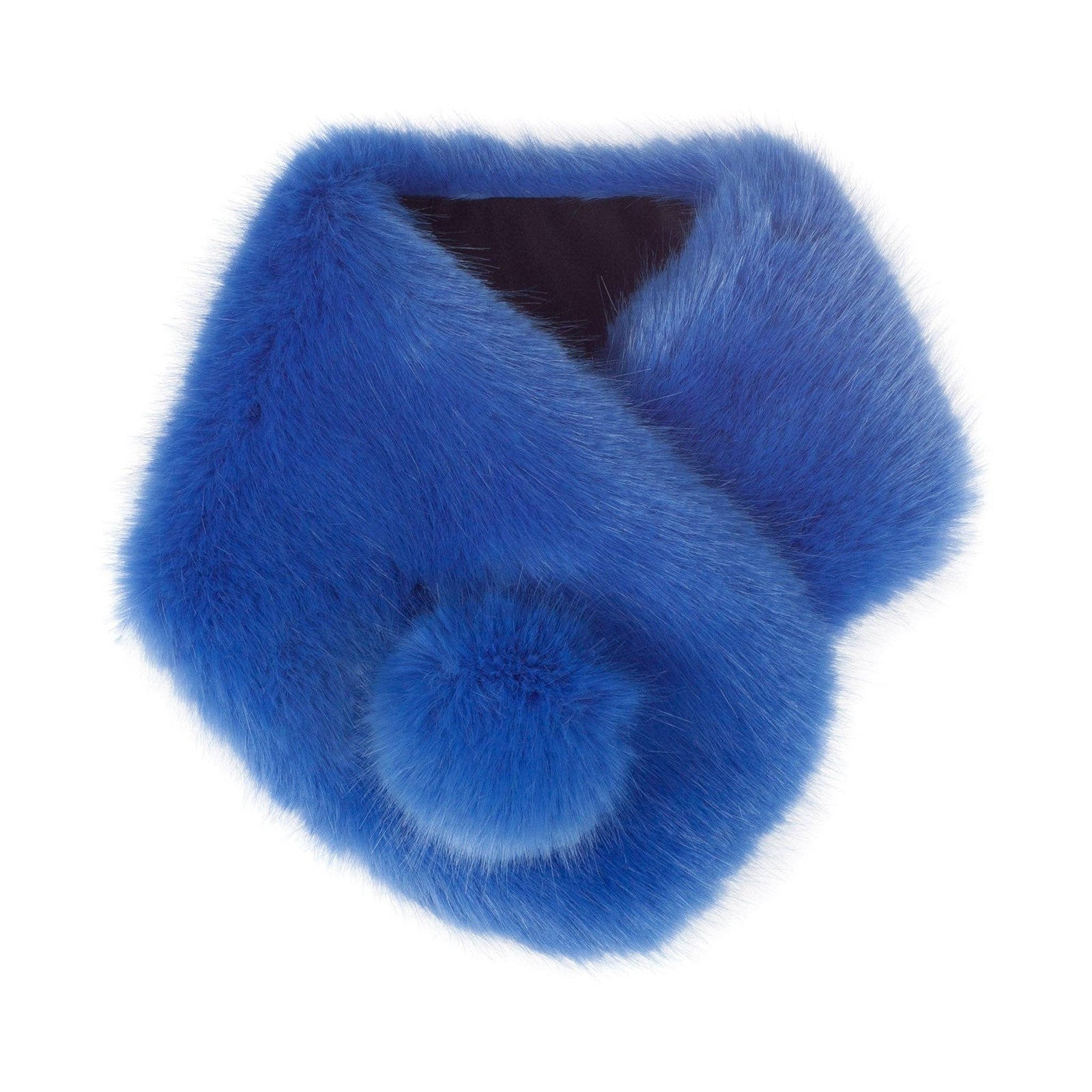Pom Collar  - The Perfect Fall/Winter/Holiday Gift: Royal Blue