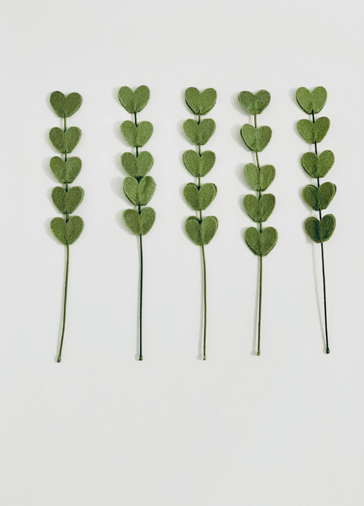 Felt Heartful Stem and Bundles