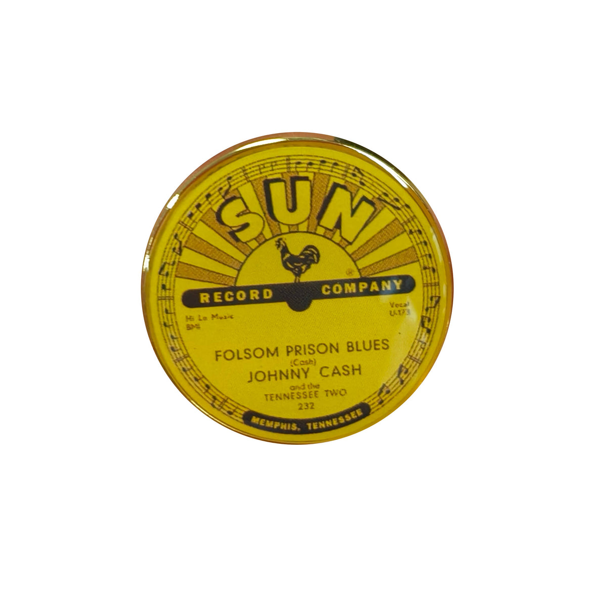 Sun Record Pin